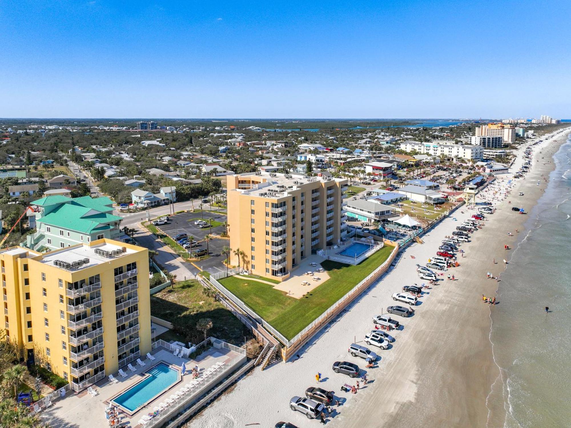 Oceanfront Balcony, Pool, Bbq, Steps To Flagler Ave Villa New Smyrna Beach Exterior photo